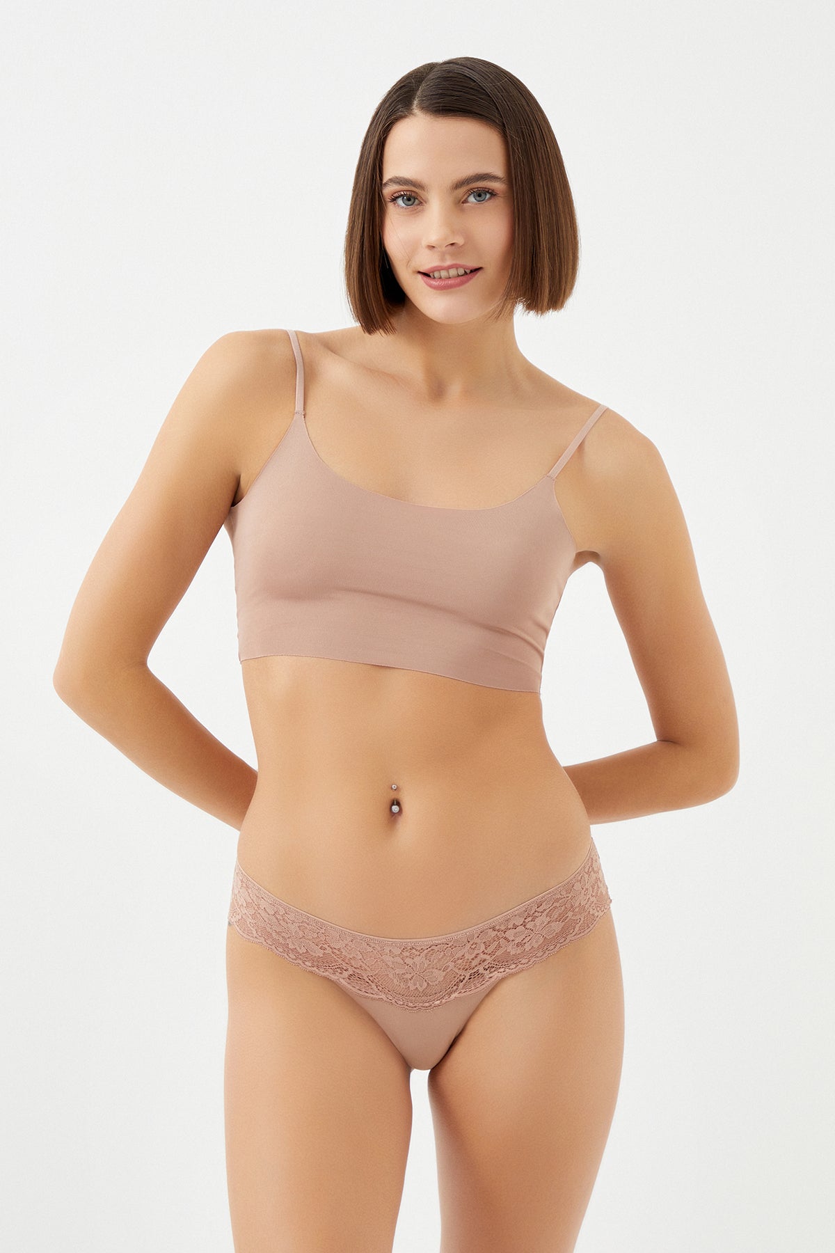 CottonHill - Braguita Brasileña LaserCut con Encaje - Imagen 8