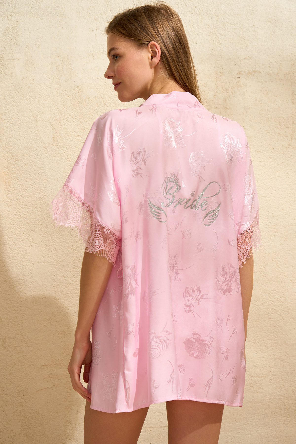 Anil - Conjunto Homewear de Satén 3 Piezas - Imagen 4