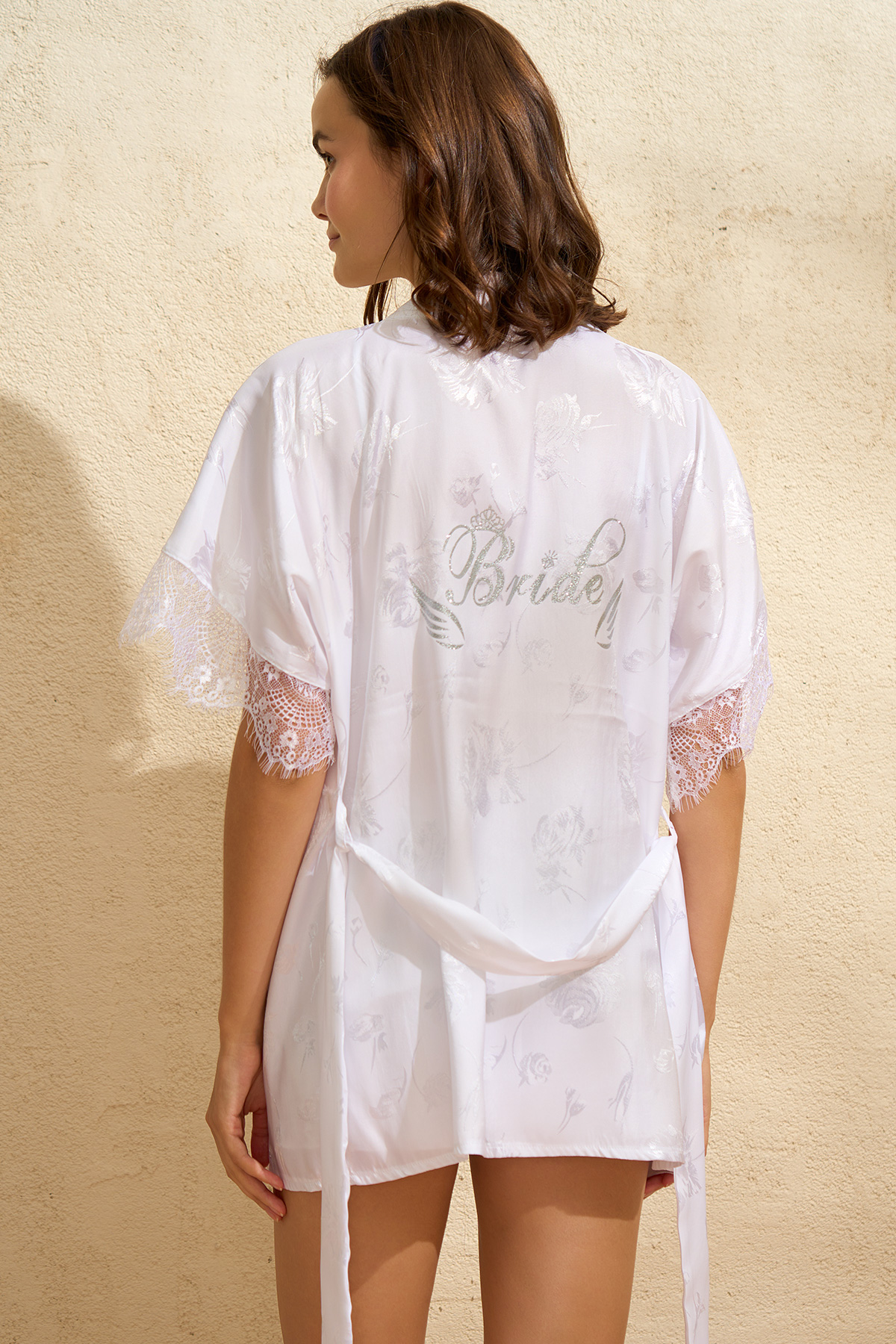 Anil - Conjunto Homewear de Satén 3 Piezas - Imagen 3